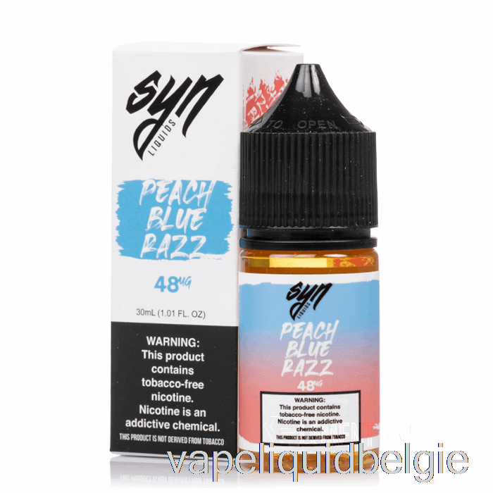 Vape Vloeibare Perzikblauwe Razz - Synzouten - 30 Ml 24 Mg